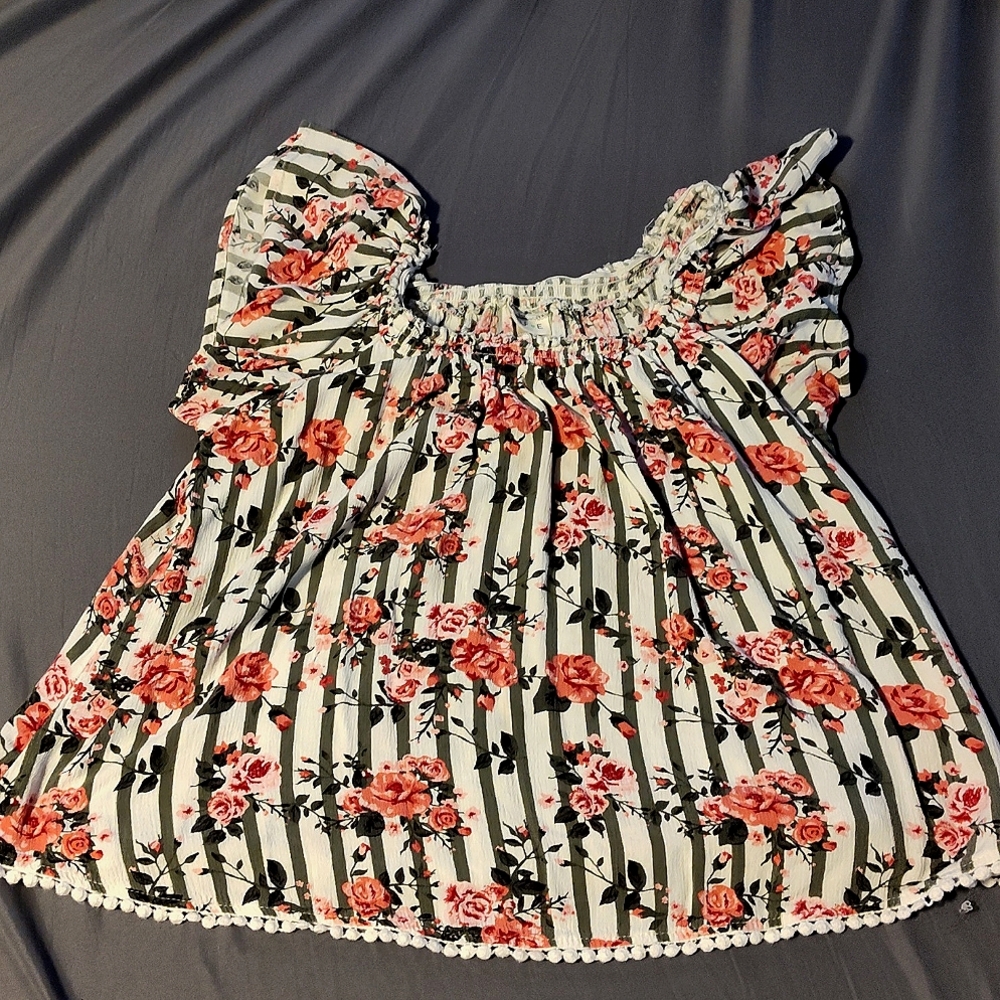 Selfie L kids Floral blouse